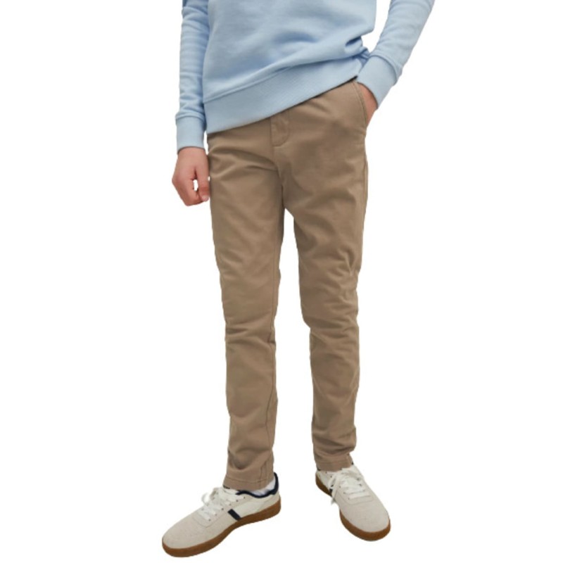 Pantalón de Vestir Jack & Jones para Niño en Color Beige - Comodidad y Estilo íšnico