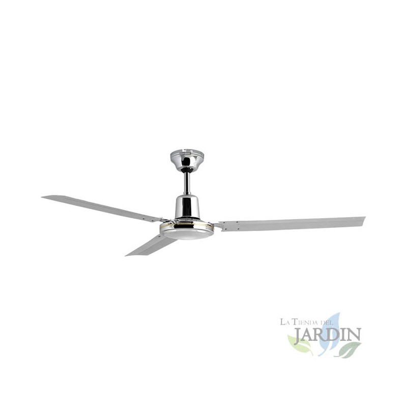 SUINGA Ventilador de techo Orbegozo con interruptor de pared | gris | 60W | 120 cm de diámetro
