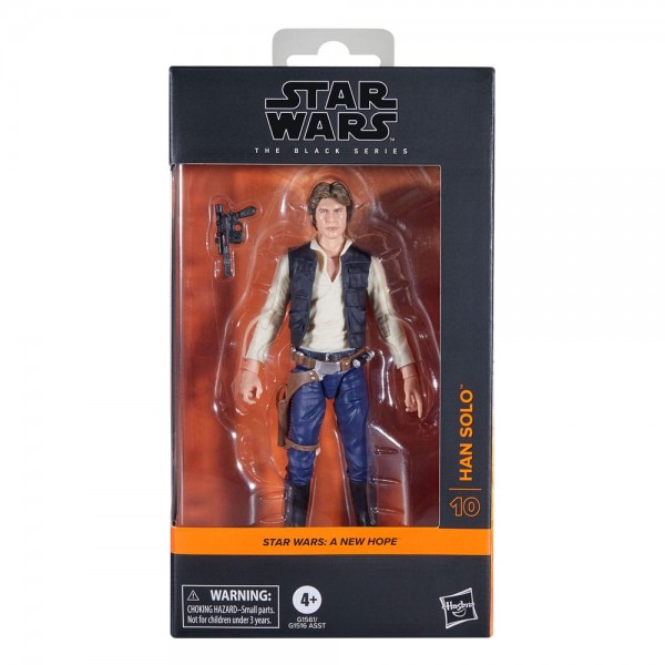 Star Wars The Black Series Han Solo 15 cm Figura Coleccionable A New Hope Hasbro