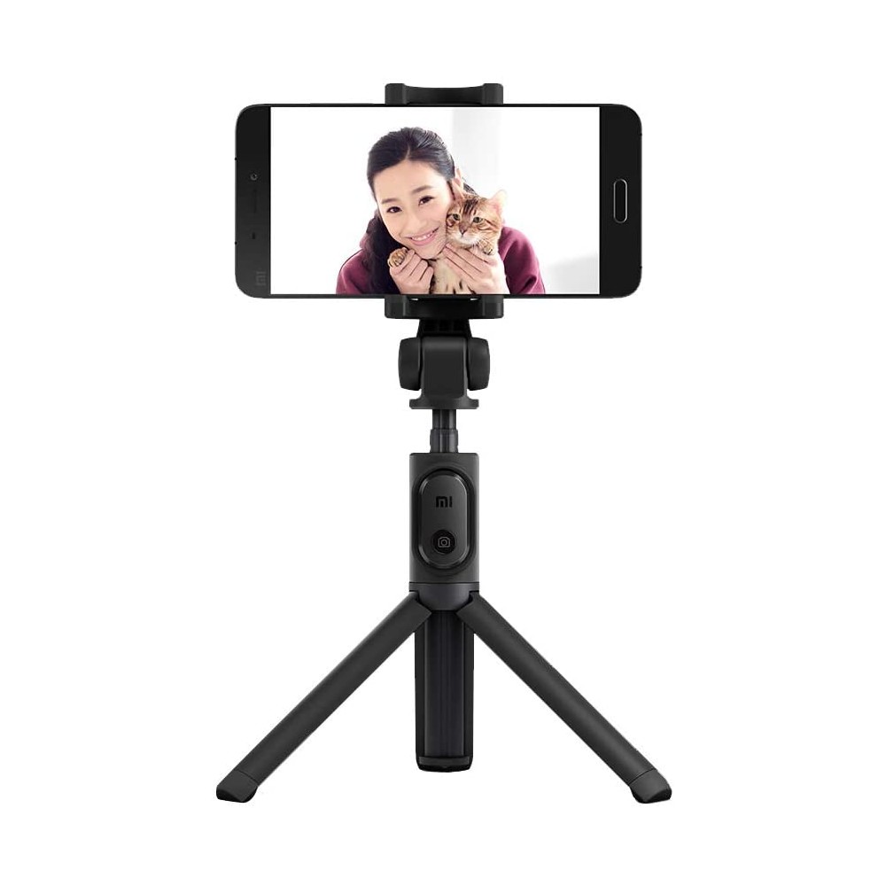 Xiaomi Palo de Selfie con Bluetooth y Trípode - Soporte para Teléfonos Ios Android (Negro)