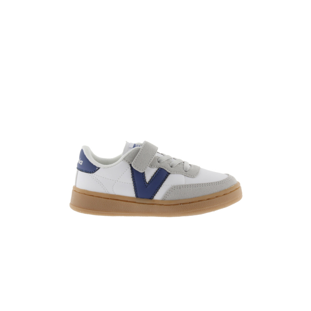 Victoria Oslo Zapatillas de efecto piel con piezas de color y suela caramelo 1256102