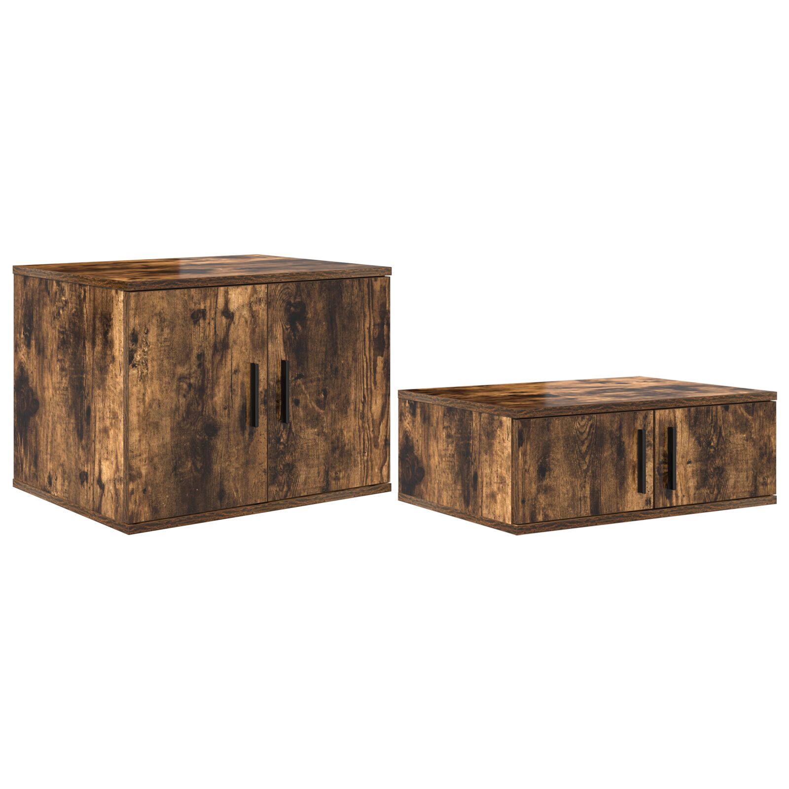 Armario de Almacenamiento vidaXL Roble Ahumado 103x41x40 cm Madera Ingenierizada