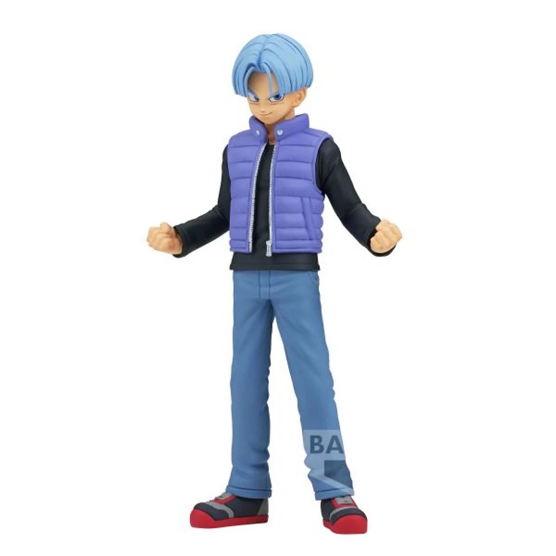 Banpresto - Figura de colección Trunks Dragon Ball Super línea DXF BP88405, acabado vibrante y postura dinámica para fanáticos del anime