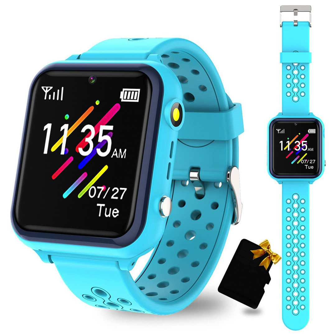 Smartwatch niños, juegos, teléfono para niñas y niños.