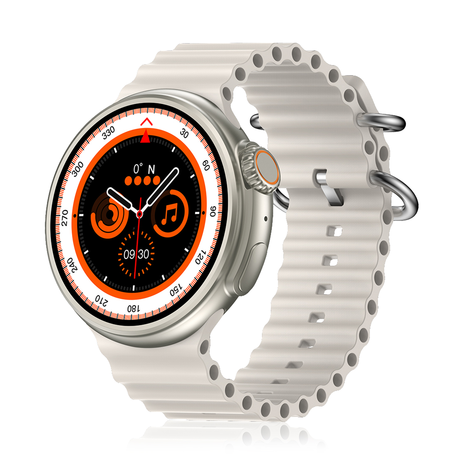 Smartwatch Z13 ULTRA con corona multifunción inteligente, con 20 modos deportivos y monitor de salud. Con dos correas de silicona. 5x1x5cm
