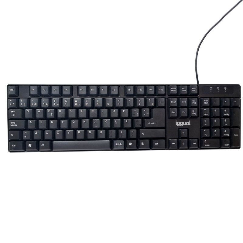 iggual - Teclado USB estándar CK-FRAMELESS-105T IGG317501