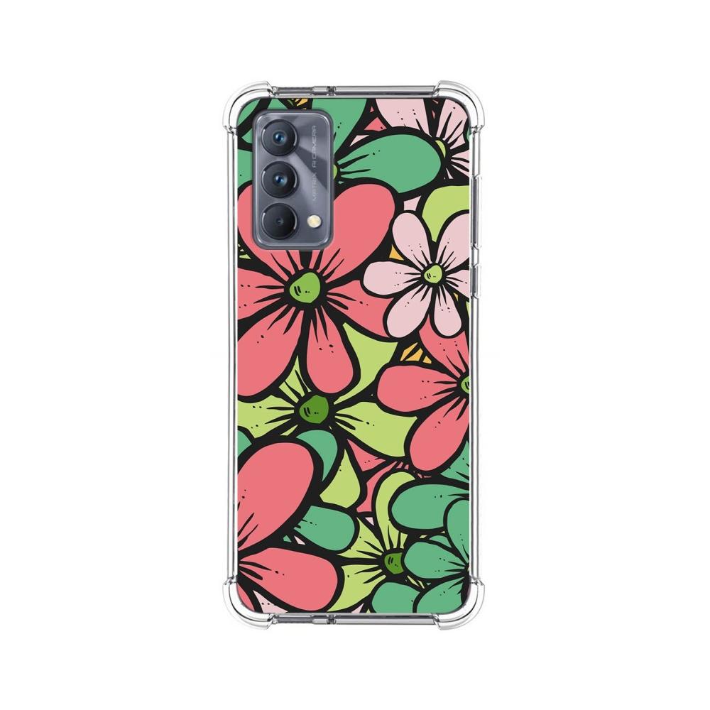 Tumundosmartphone Funda Silicona Antigolpes Flores 02 Realme GT Master Edition