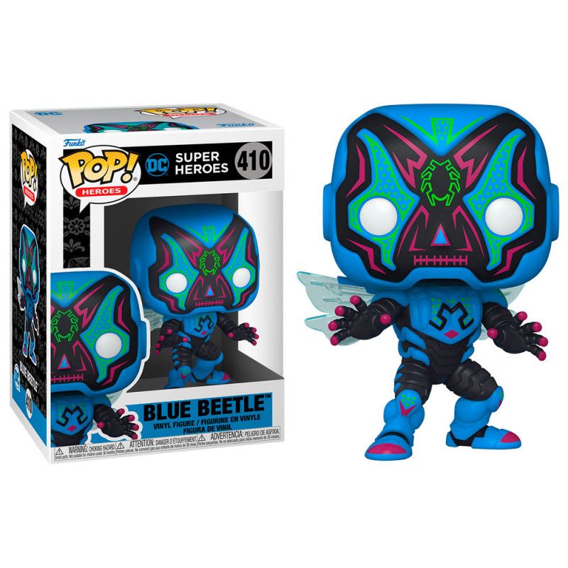 Funko Pop! Día De Los DC - Blue Beetle, 57414, Nº 410
