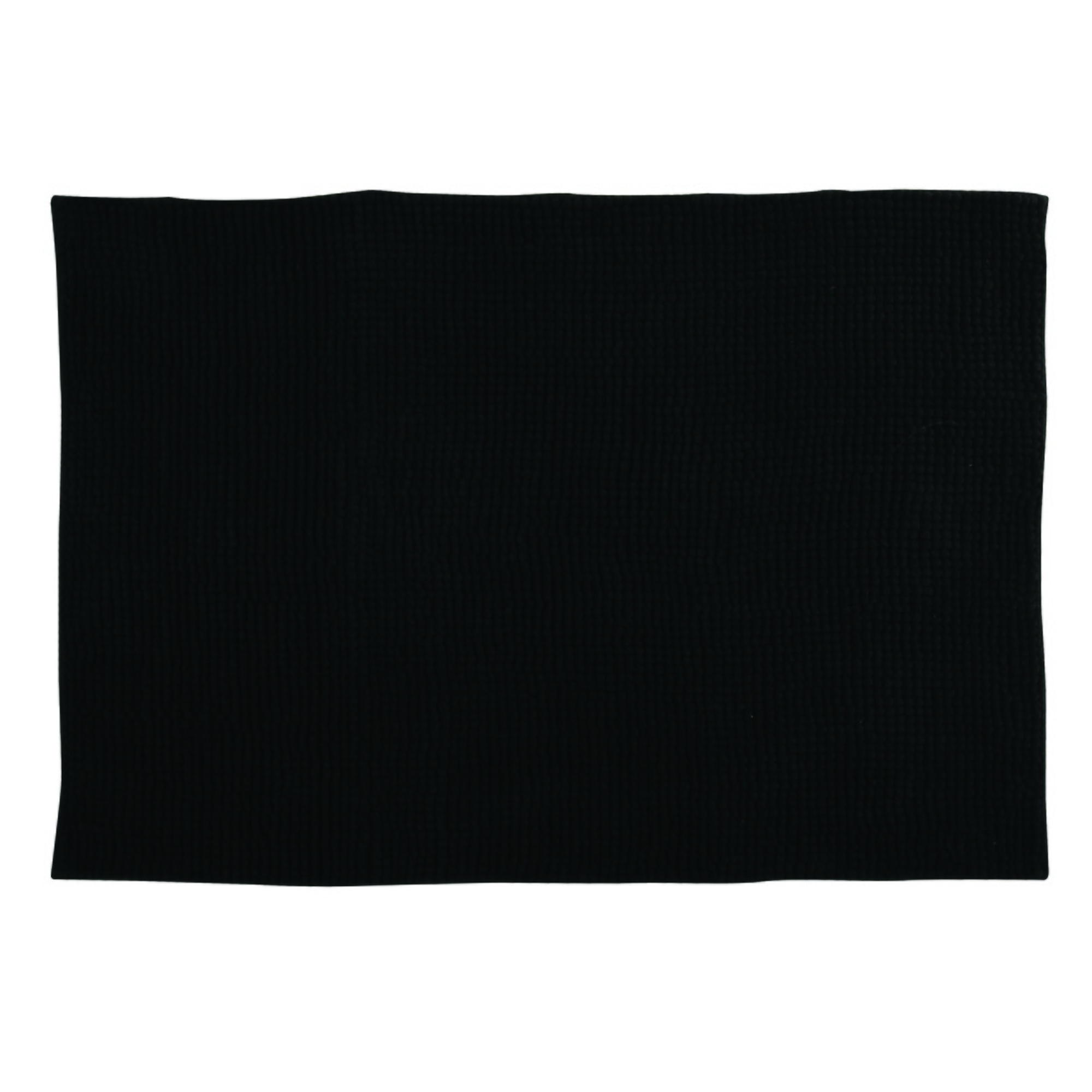 MSV Alfombra de Baño Chenille Negro Antideslizante 50x80cm