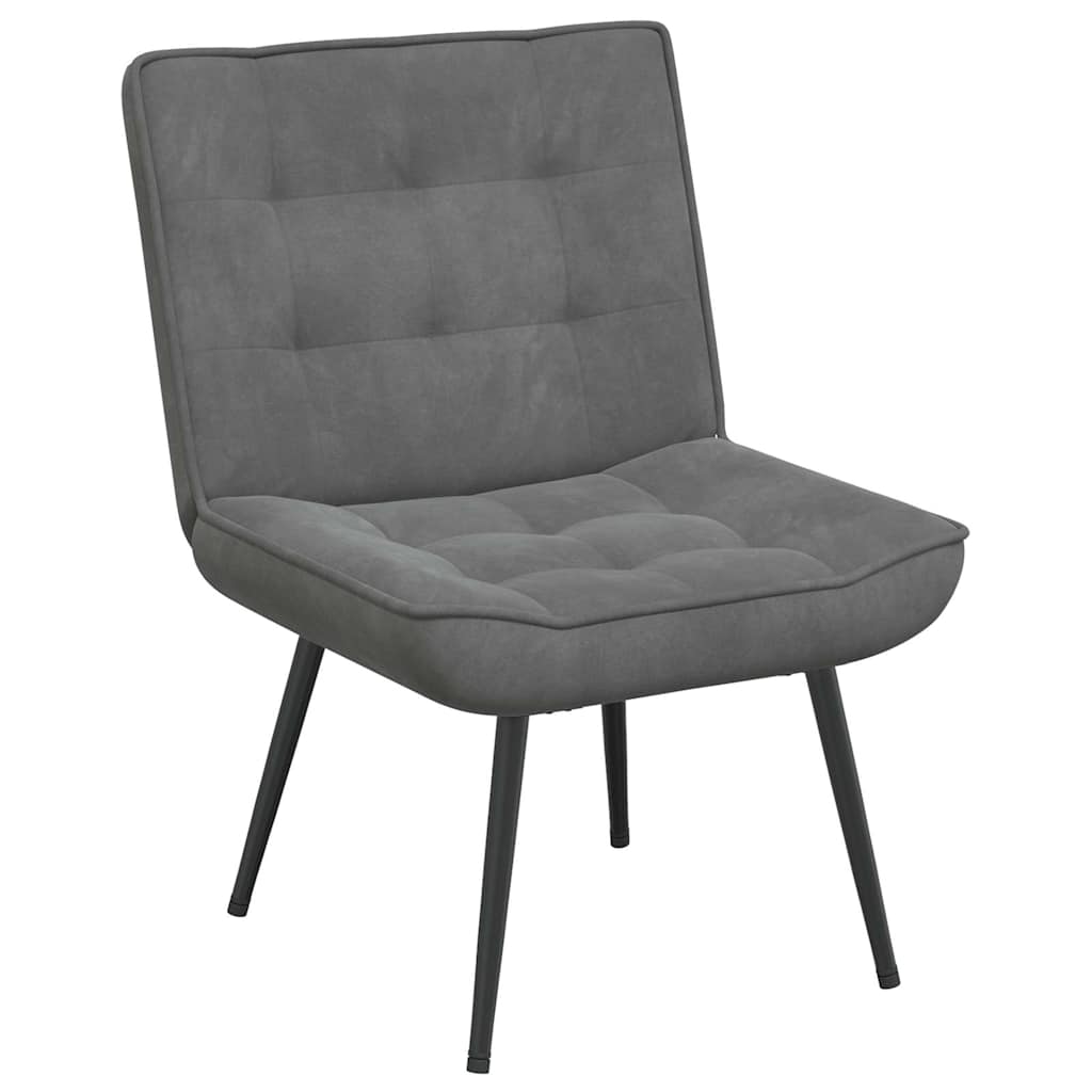 vidaXL Sillón de relax terciopelo 64x74x84 cm Multicolor