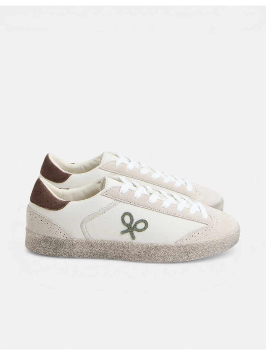 Zapatilla Silbon Desgastada Color Piedra Hombre SILBON