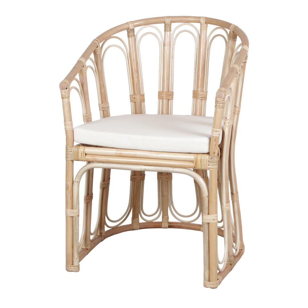 Silla De Ratán Natural Heidi - Misterwils Furniture For Free Souls 58x87x64
