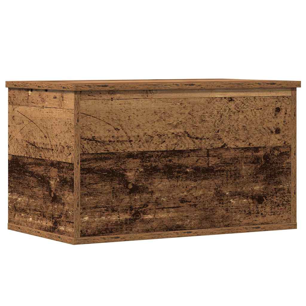 vidaXL Caja de almacenaje madera de ingeniería 60x35x35 cm Multicolor
