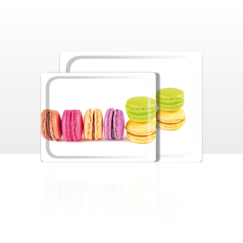 DON HIERRO - Set de 2 bandejas de servir, 42 x 29 cm y 48 x 37 cm, aptas para lavavajillas.-