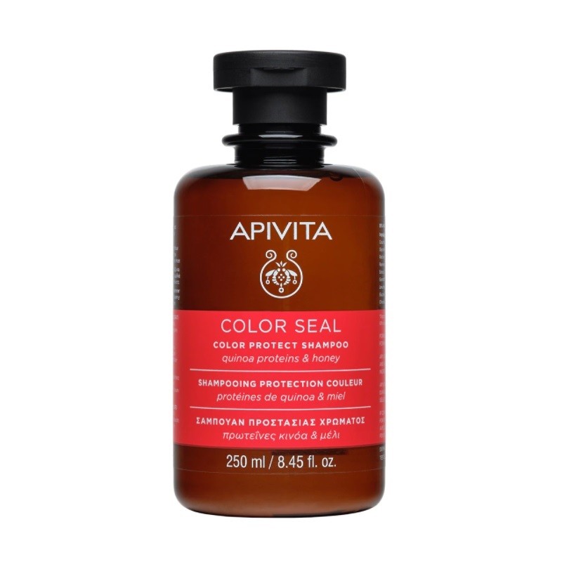 Champú sellador de color con quinoa y miel - Apivita