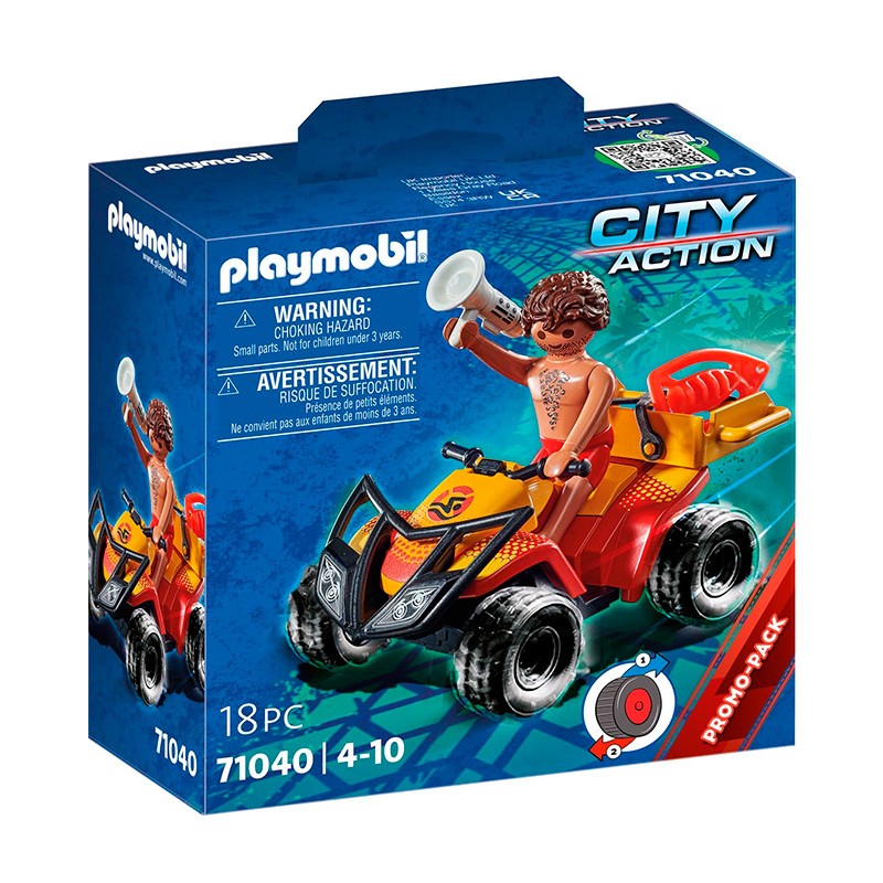 Playmobil Starter Pack Moto Policía y Ladrón 71255