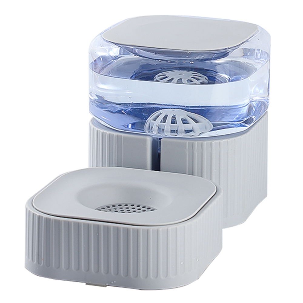 Bebedero Automático para Mascotas Perro Gatos Fuente de Agua con Diseño de Sifón, Base Antiderrame, Tazón Desmontable y Materiales sin BPA  16.5 x 32.5 x 18.5 cm