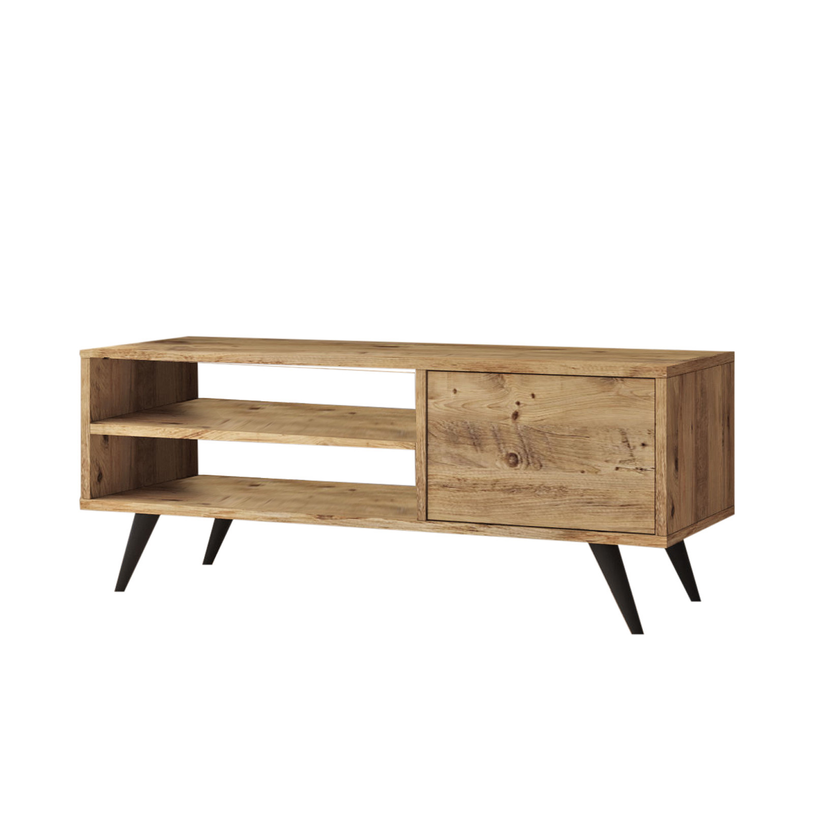 Habitat y Jardin - Soporte de TV de madera "Imo" - 110 x 40 x 44 cm - Marrón
