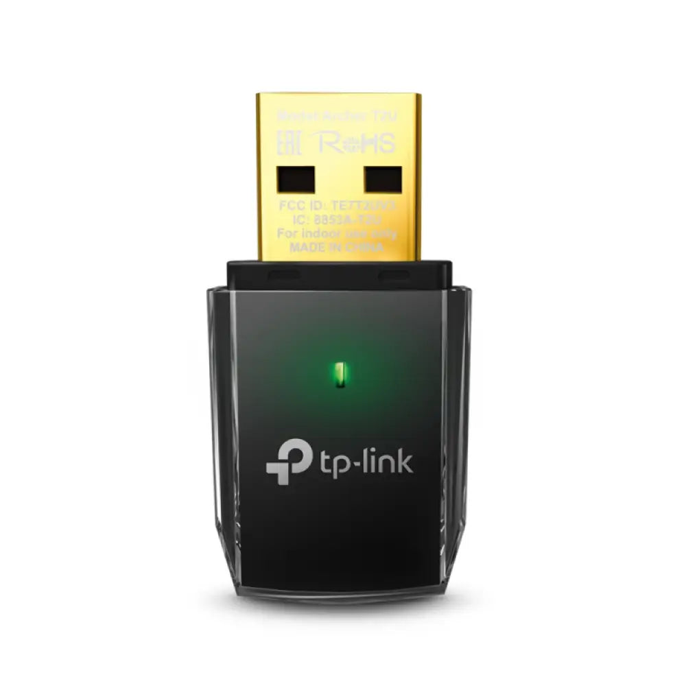 TP-Link Archer T2U V3 Adaptador Inalámbrico USB de Banda Dual AC600