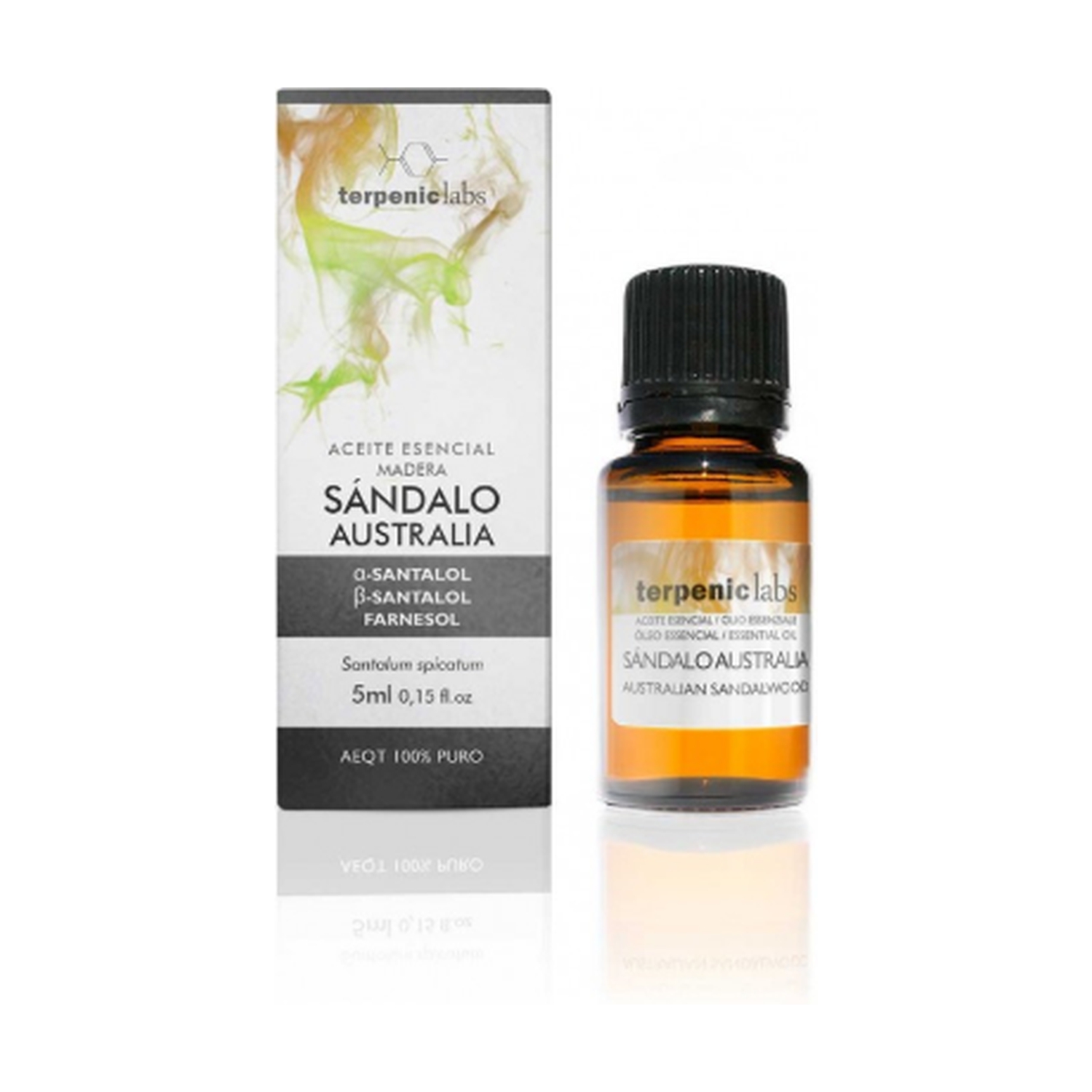 Aceite esencial Sándalo Australia 5 ml de aceite esencial (Sándalo)  Terpenic