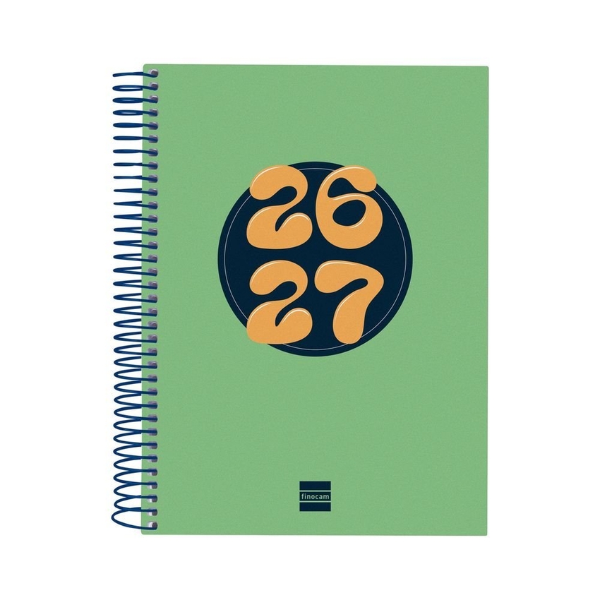 FINOCAM AGENDA ESCOLARE 26-27 4º DP COOL VERDE ESPIRAL