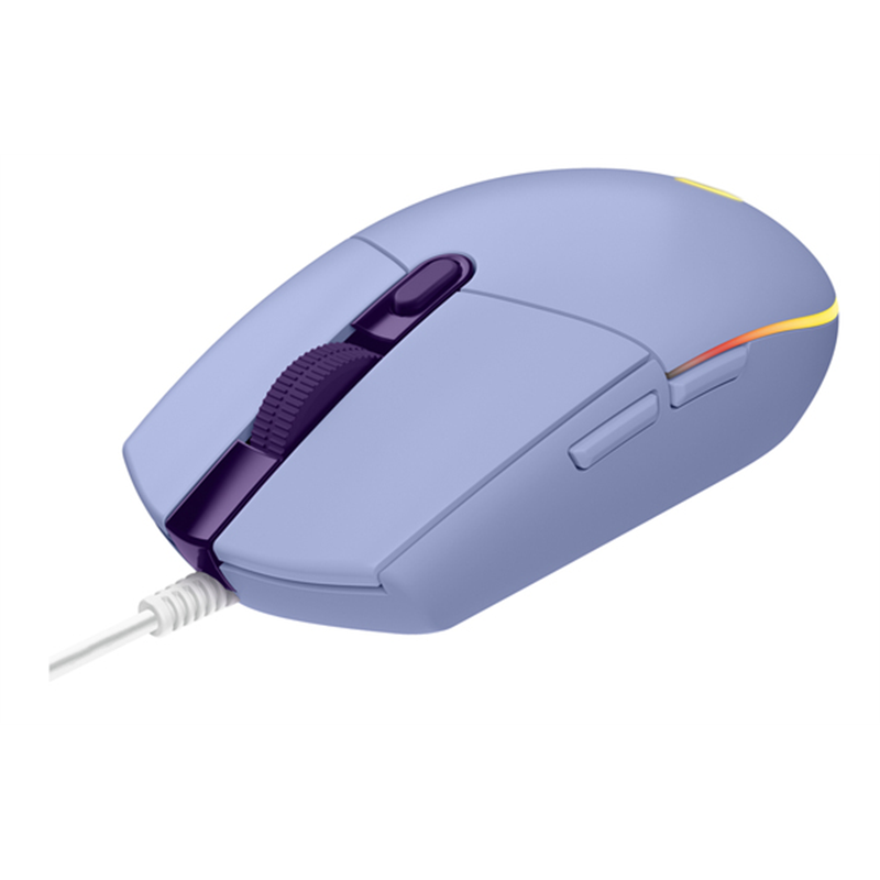 Logitech G 910-005853 Ratón para juegos USB tipo A 8000 DPI, lila, 1ms