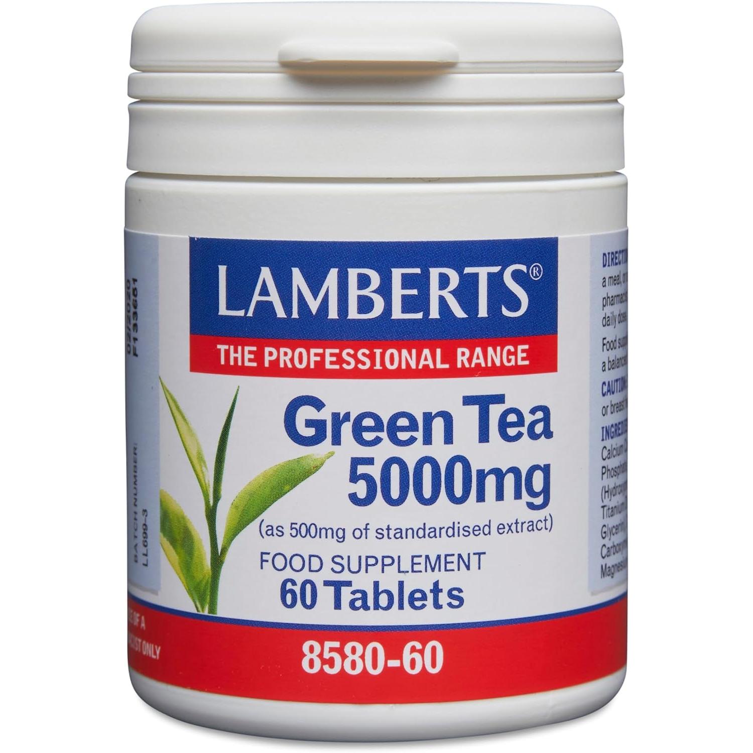 Lamberts Te verde 5000 mg - 60 Tabletas