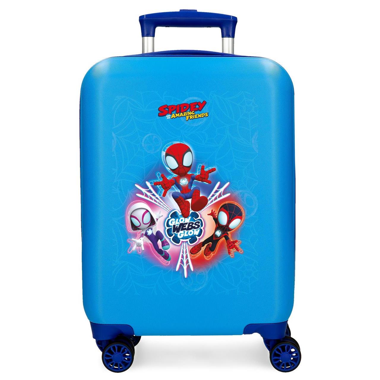 Maleta de cabina Spidey power of 3 azulon 33x50x20 cm