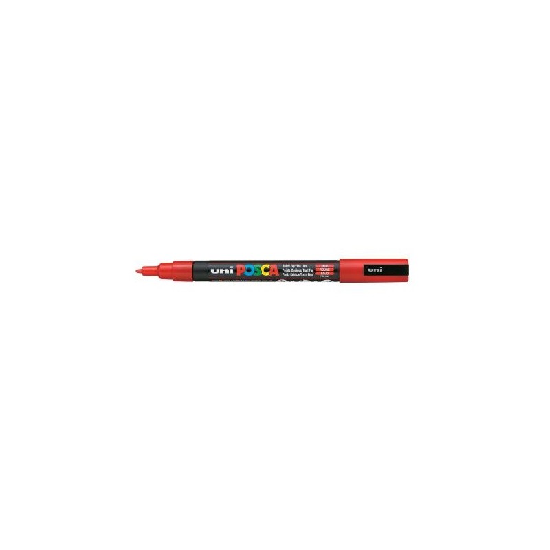 Uni-Ball - POSCA PC-3M Rojo 156596000