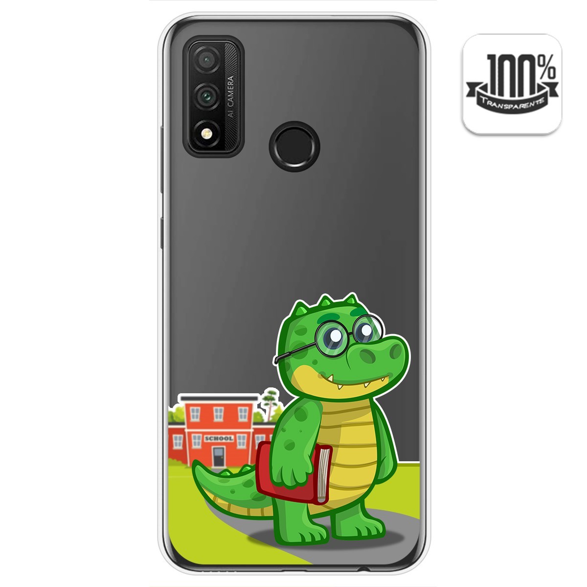 Tumundosmartphone Funda Gel Transparente para Huawei P Smart 2020 diseño Coco Dibujos
