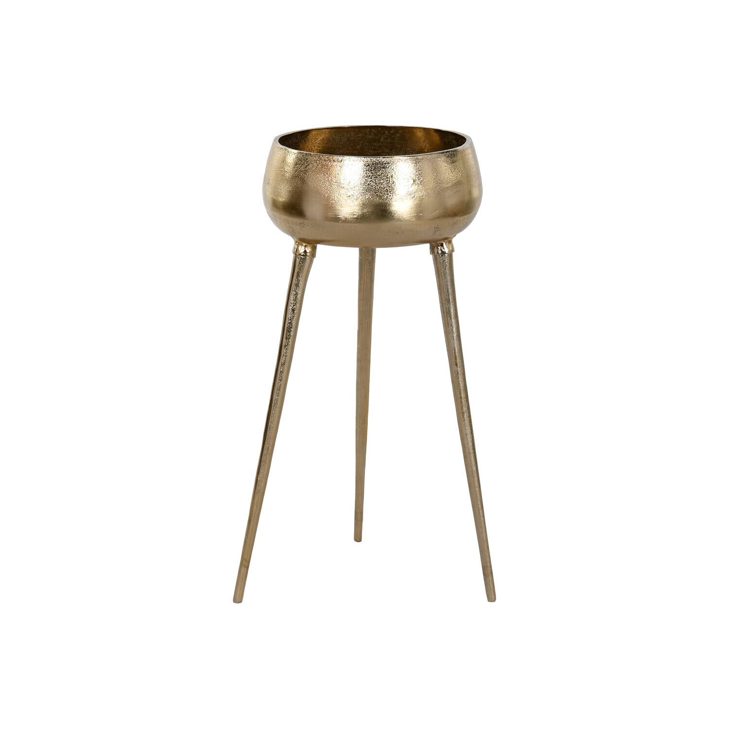 Macetero aluminio 46x46x100 dorado , El mejor complemento para tu hogar.