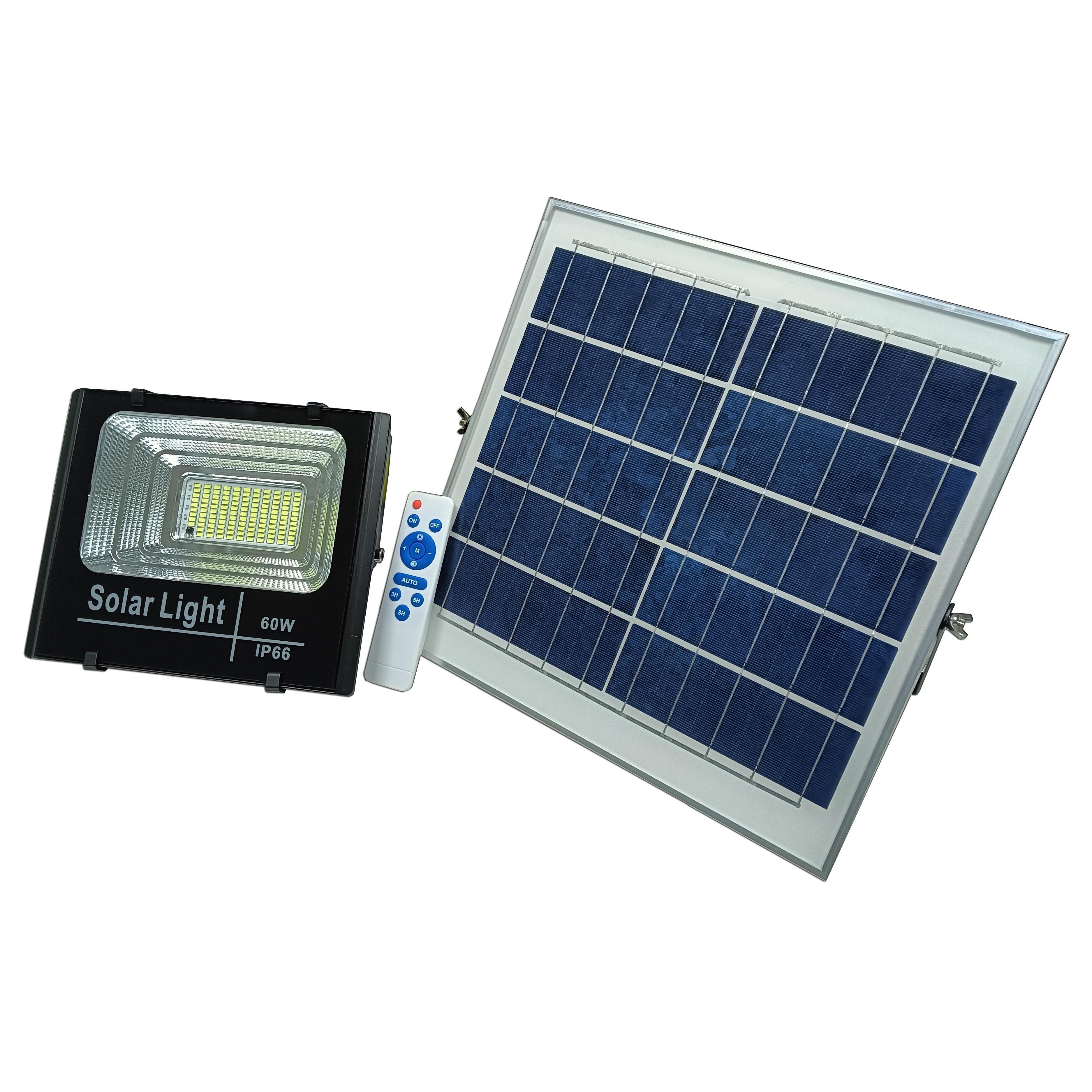 Talox foco solar led c-control remoto 60 w  gy-rsf-003