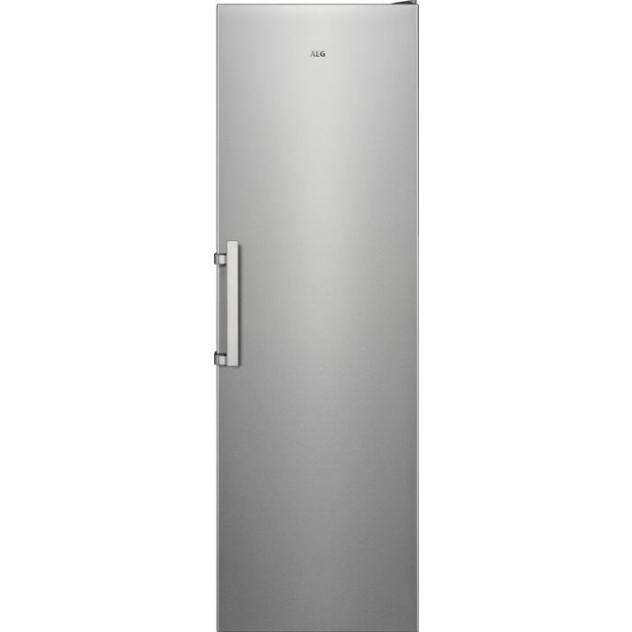AEG - Frigorífico 1 puerta ORK7M391EX de 390 L, clase energética E, tecnología No Frost y compresor Inverter, acero inoxidable antihuellas