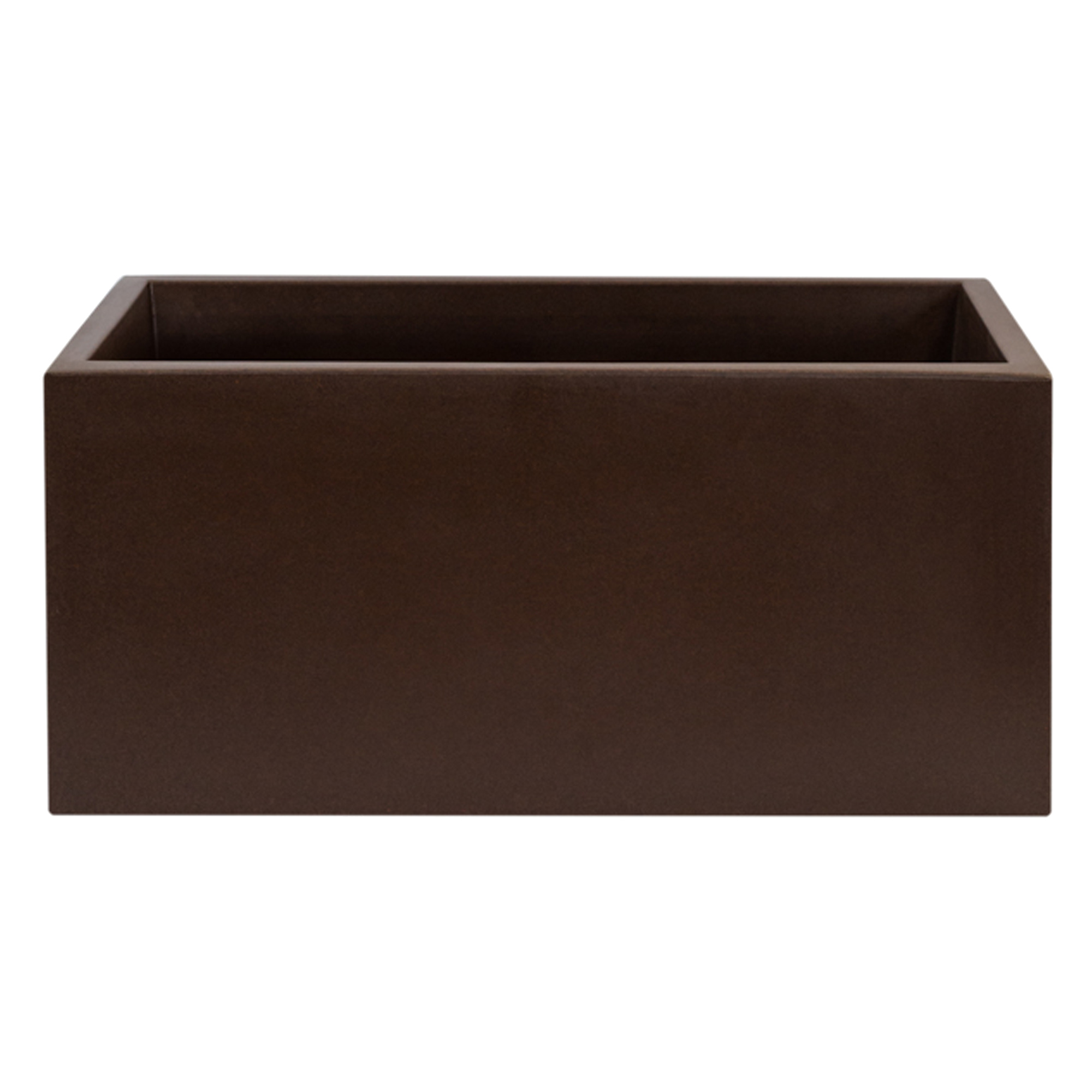 Wellhome Macetero Polietileno Bronce 80x40x40 Cm - Resistente a los Rayos UV - Uso Exterior E Interior
