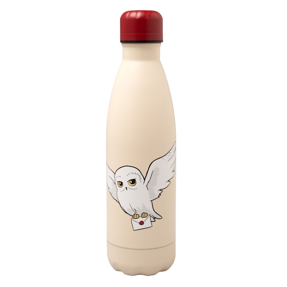 Botella de Agua Harry Potter Hedwig - Acero Inoxidable, Térmica 500ml, Doble Pared - Cantimplora Infantil - Regalos