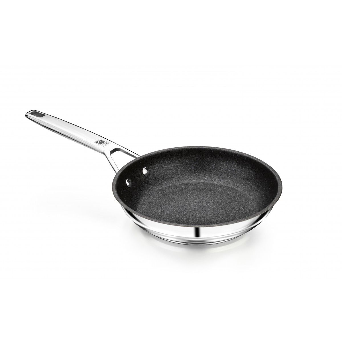 Bra - Sartén Connect, De 20 a 28 cm, Acero Inoxidable, Revestimiento Antiadherente Teflón, Mango Ergonómico, Profesional