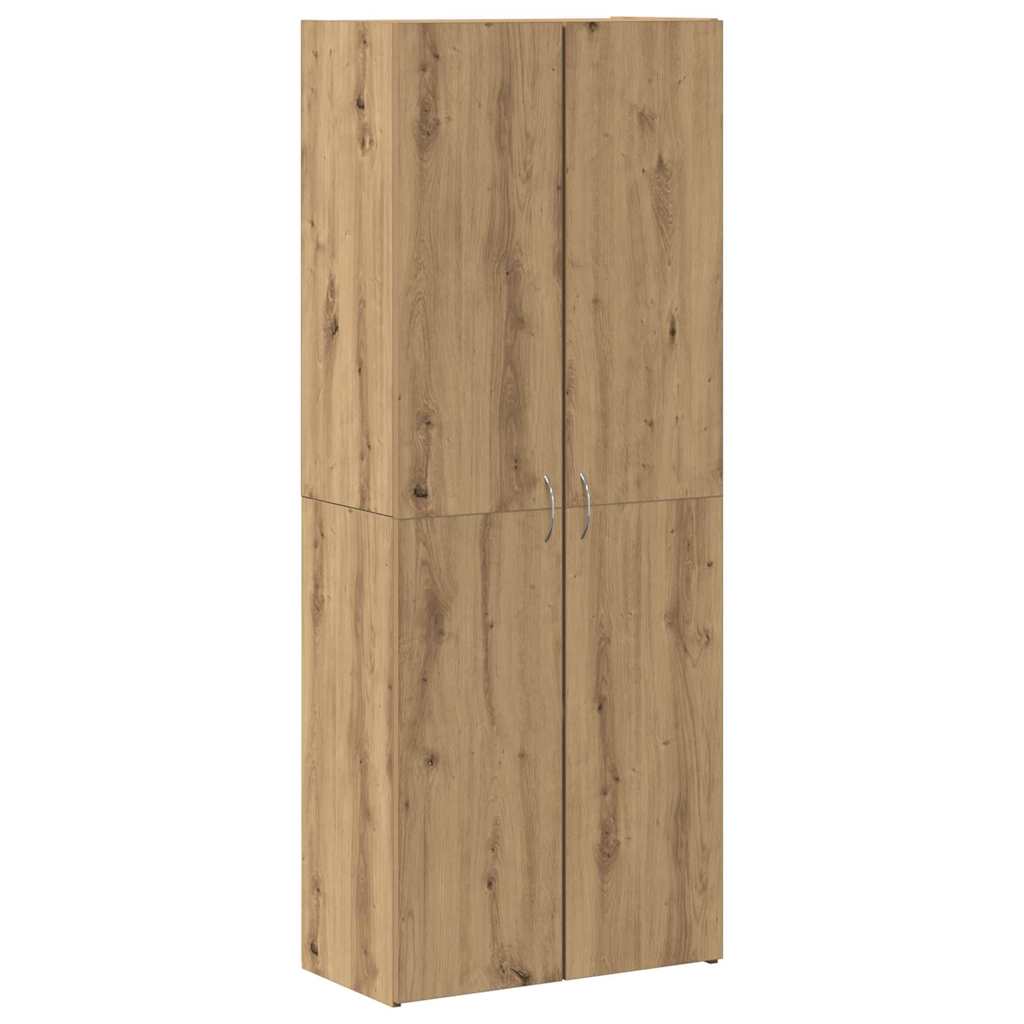 vidaXL Armario archivador madera de ingeniería Multicolor