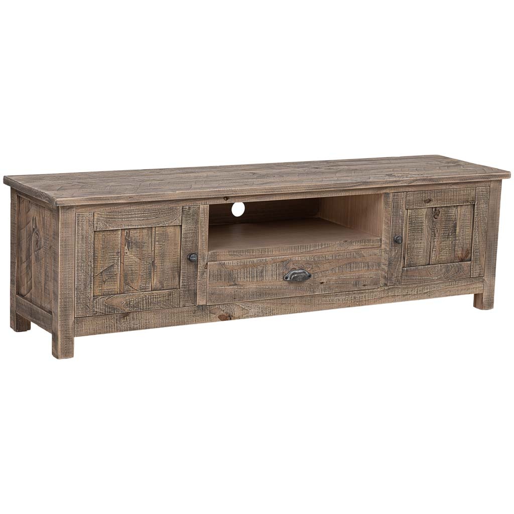 Wonderlust Deco - Mueble bajo de madera marrón 160x40x46.5h cm Marrón 160x40x46.5h cm