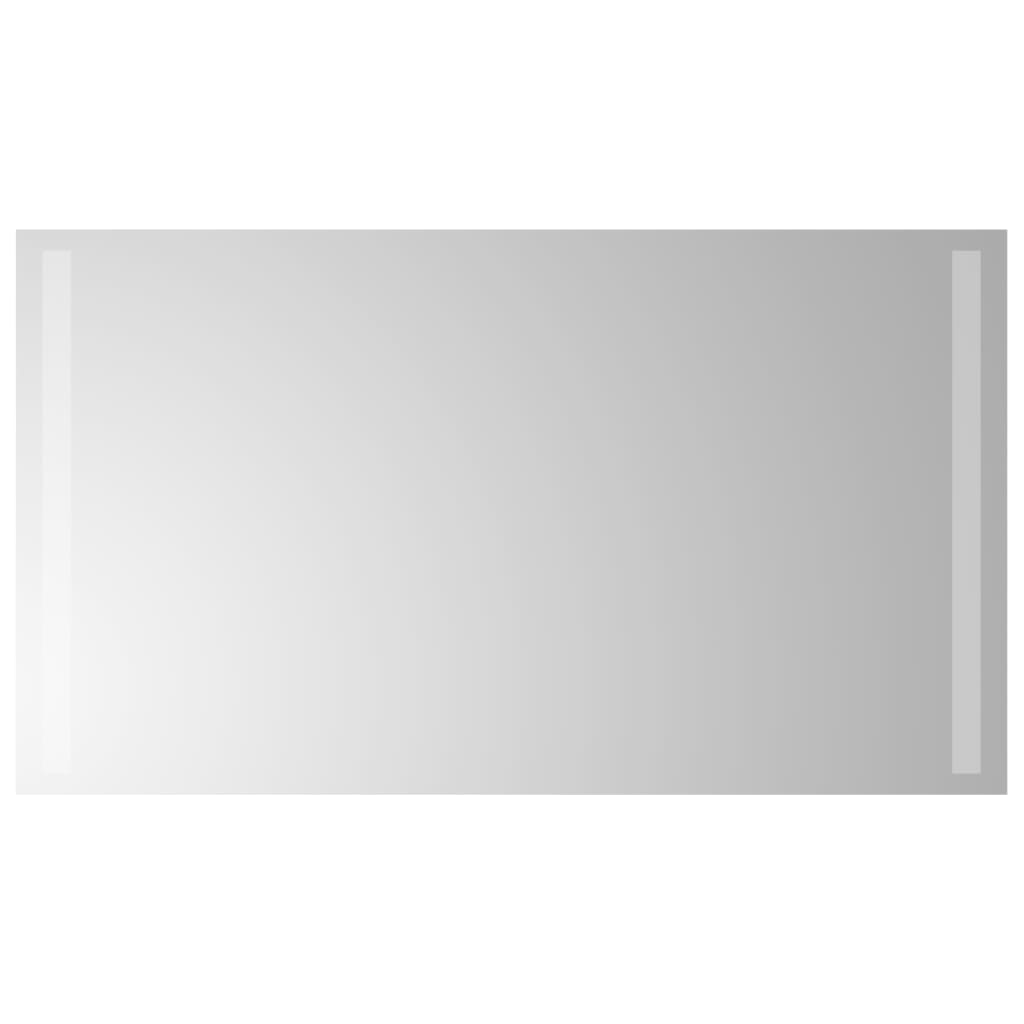 vidaXL Espejo de Baño con LED Tocador Ducha Cuarto Mueble Adorno Dimensiones 20 x 40 cm,  40 x 20 cm,  30 x 50 cm y mas