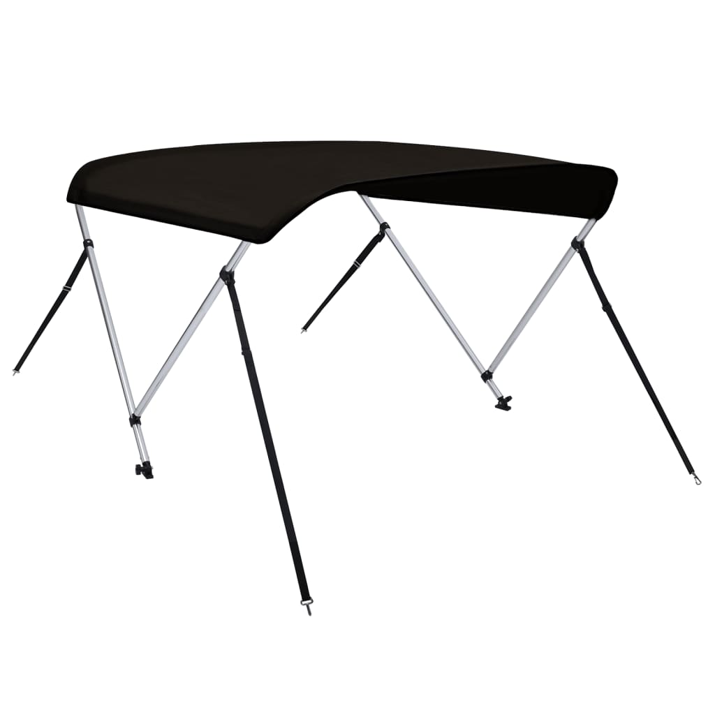 vidaXL Toldo Bimini de 2 Arcos Capota para Barco Cubierta Protección UV Color Gris,  Negro, y mas