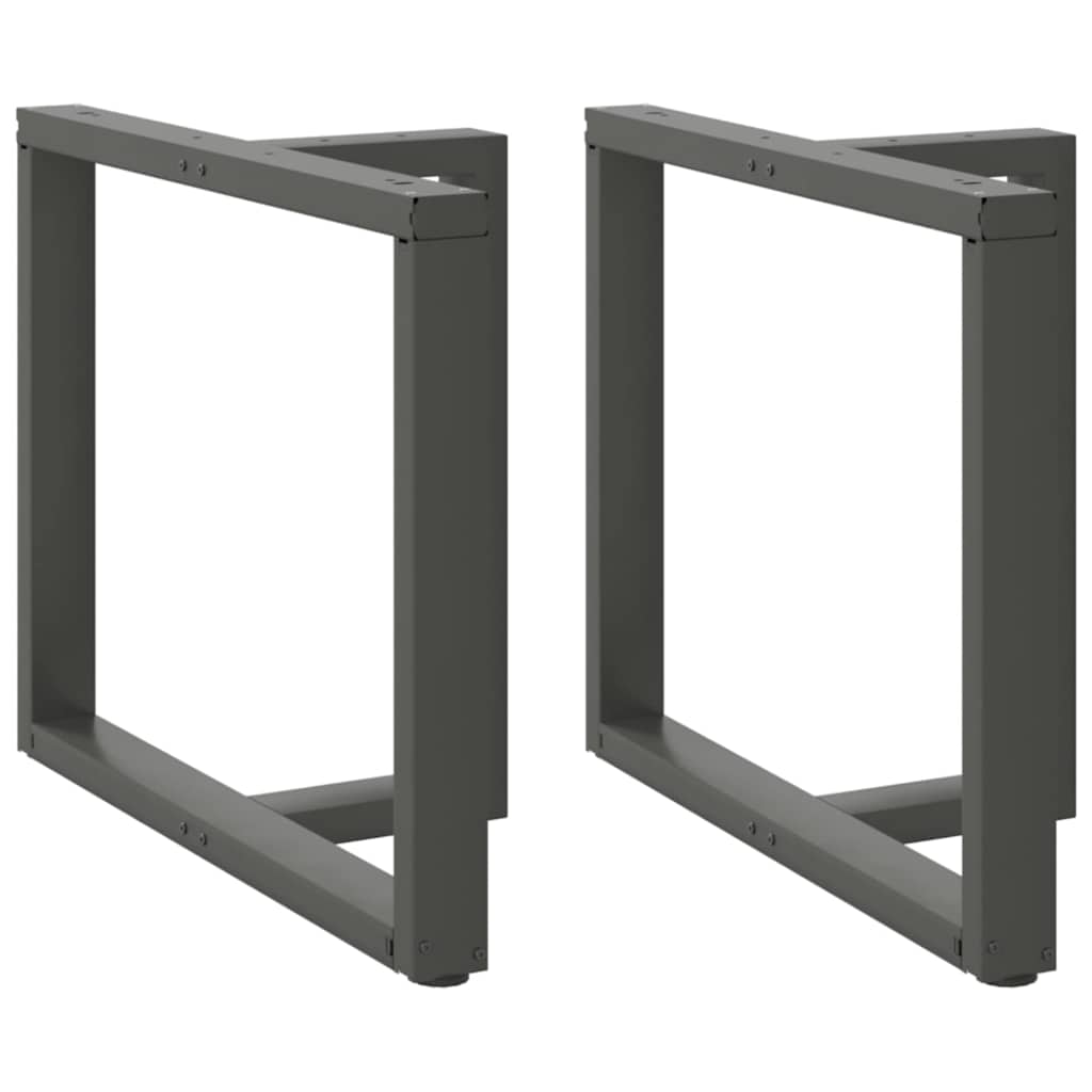 vidaXL Patas para mesa de comedor en forma de T (2 unidades) 90 x 35 x (72-73) cm, acero