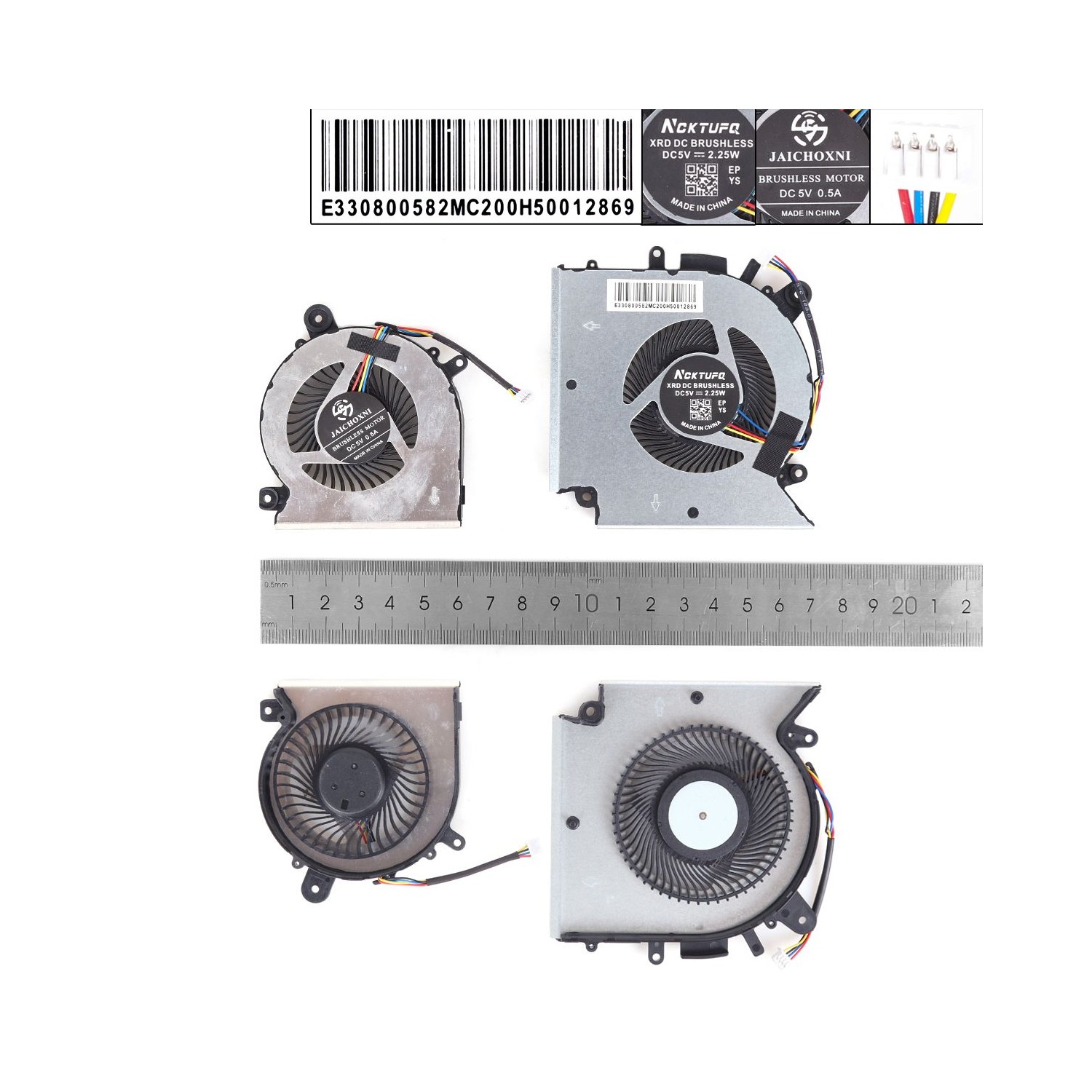 VENTILADORES PARA PORTÁTIL MSI GF66 GL66 MS-1581 N459 N460