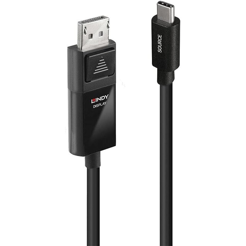 Cable adaptador usb tipo c a dp 8k60 de 3m