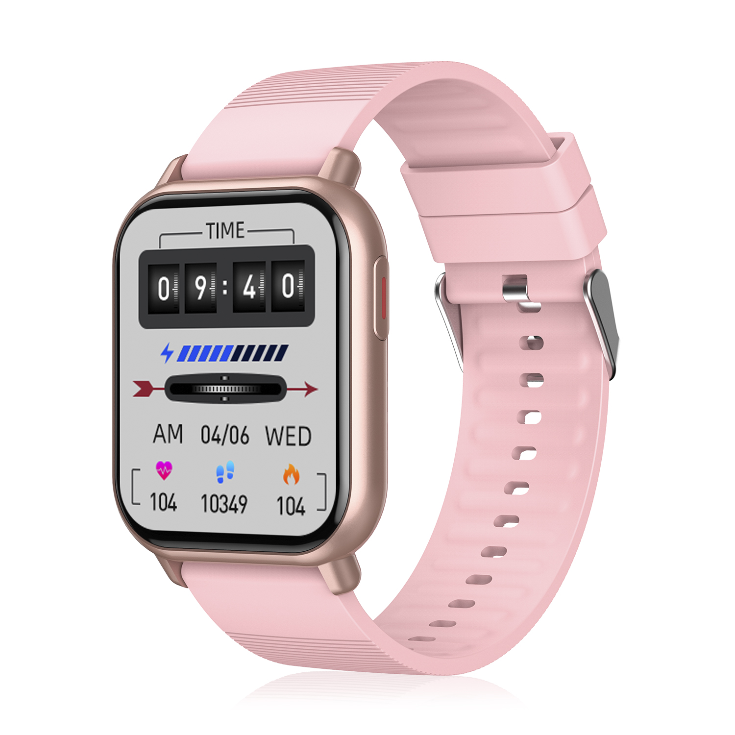 DAM. Smartwatch ZW32 con notificaciones de Apps, varios modos deportivos. Medición de tensión y oxígeno, termómetro. 3,7x0,9x2,5cm