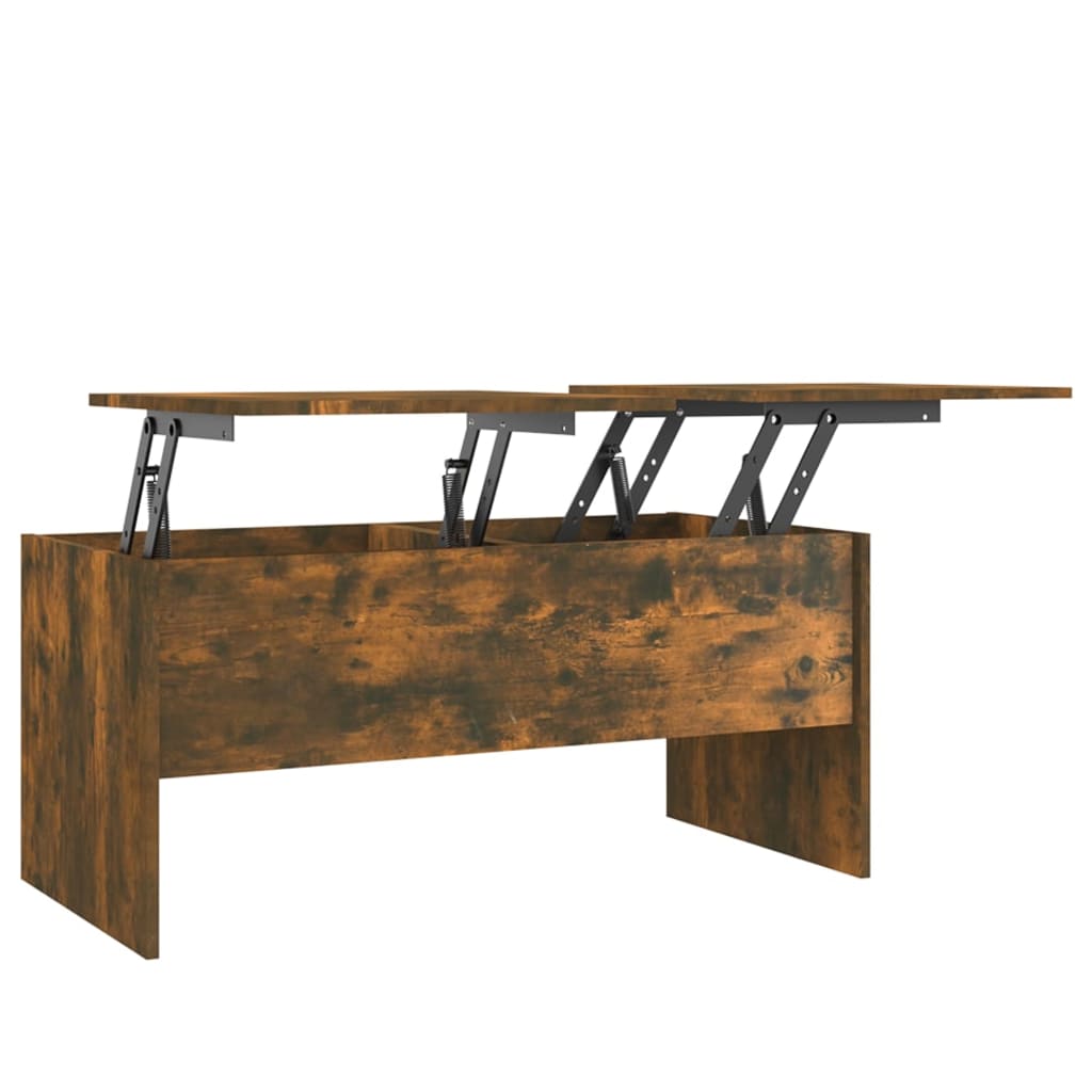 Vidaxl Mesa de Centro Madera Ingeniería 102x50.5x46.5 Cm Blanco