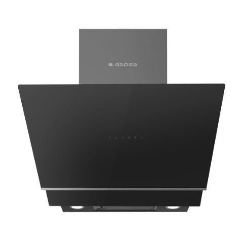 Campana Decorativa Inclinada ASPES ACPD600A3IN 60cm 650m³/h Clase A+++ Cristal blanco  | Inverter, 59dB, Niveles Extracción 4