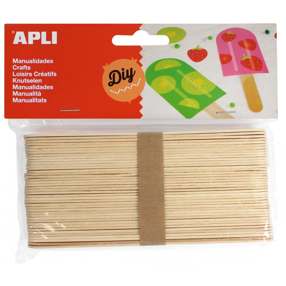 Apli - Apli palo de polo 150x18mm color madera natural -40u-