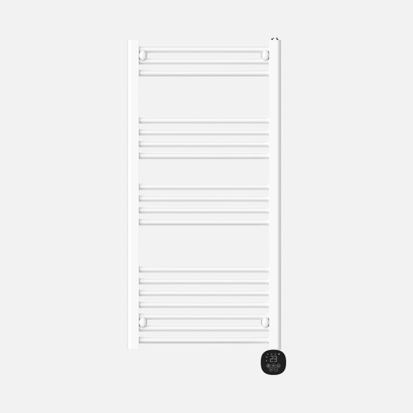 ABRILA - Scuti - Toallero Eléctrico Blanco 750W | Tres Modos de Calefacción | Display Táctil | Anti-hielo | Temporizador | Blanco