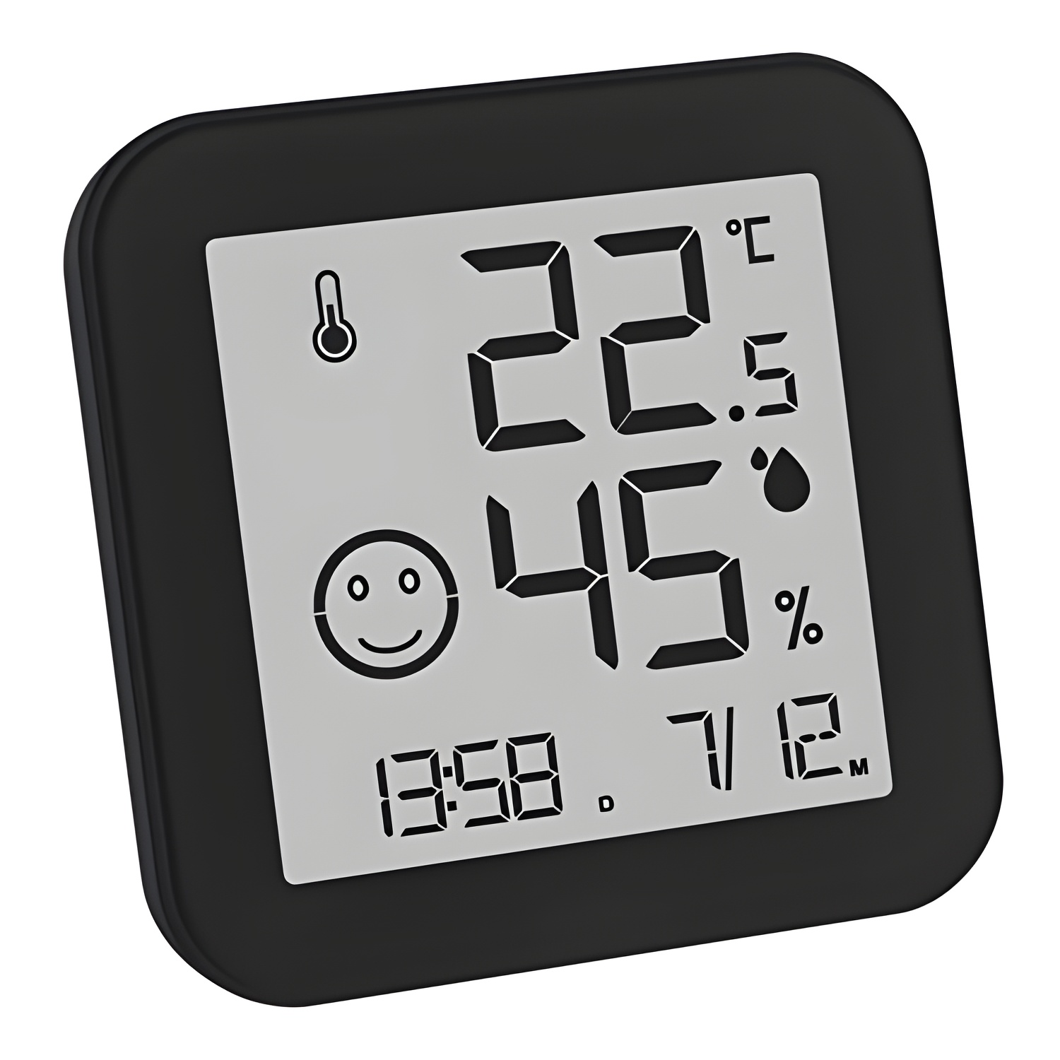 Tfa-dostmann 30.5054.01 - digital thermohygrometer with comfort zone and black and white ink screen 30.5054.01