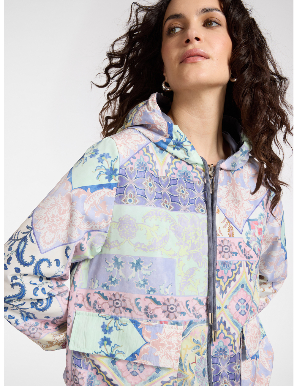 Elena Mirò - Parka reversible estampado con capucha